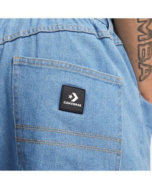 Calças de Homem Baggy Denim Azul denim-4