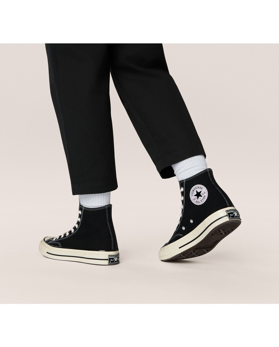 Sapatilhas casual unissexo Chuck Taylor All Star 70 HI Converse Preto-6