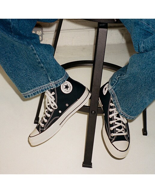 Sapatilhas casual unissexo Chuck Taylor All Star 70 HI Converse Preto-7
