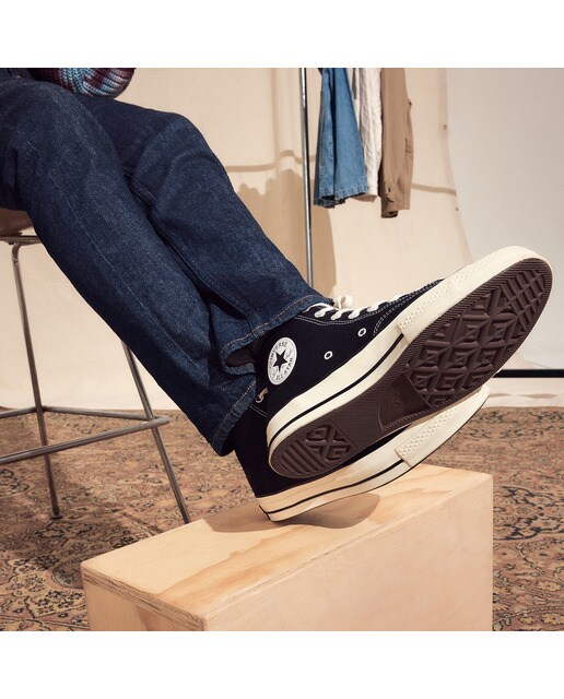 Sapatilhas casual unissexo Chuck Taylor All Star 70 HI Converse Preto-10