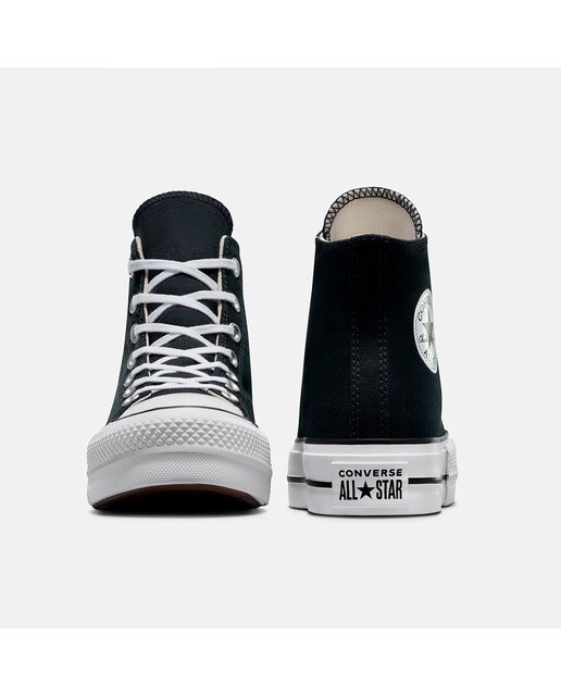 Zapatillas casual de mujer Chuck Taylor All Star Platform Lift Alta Lona Converse - Negro Negro-6