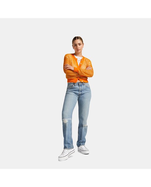 Zapatillas casual de mujer Chuck Taylor All Star Platform Lift Alta Lona Converse - Blanco Blanco-9