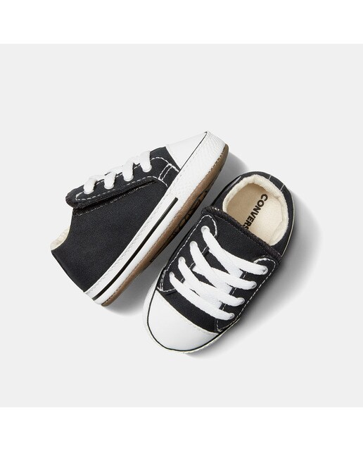 Sapatilhas Casual Baixas de Bebé Chuck Taylor All Star Cribster Canvas Color Preto-6