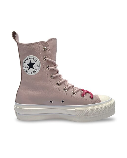 Sapatilhas altas casual Chuck Taylor All Star Lift X-HI Mountain Club Platform Rosa-1