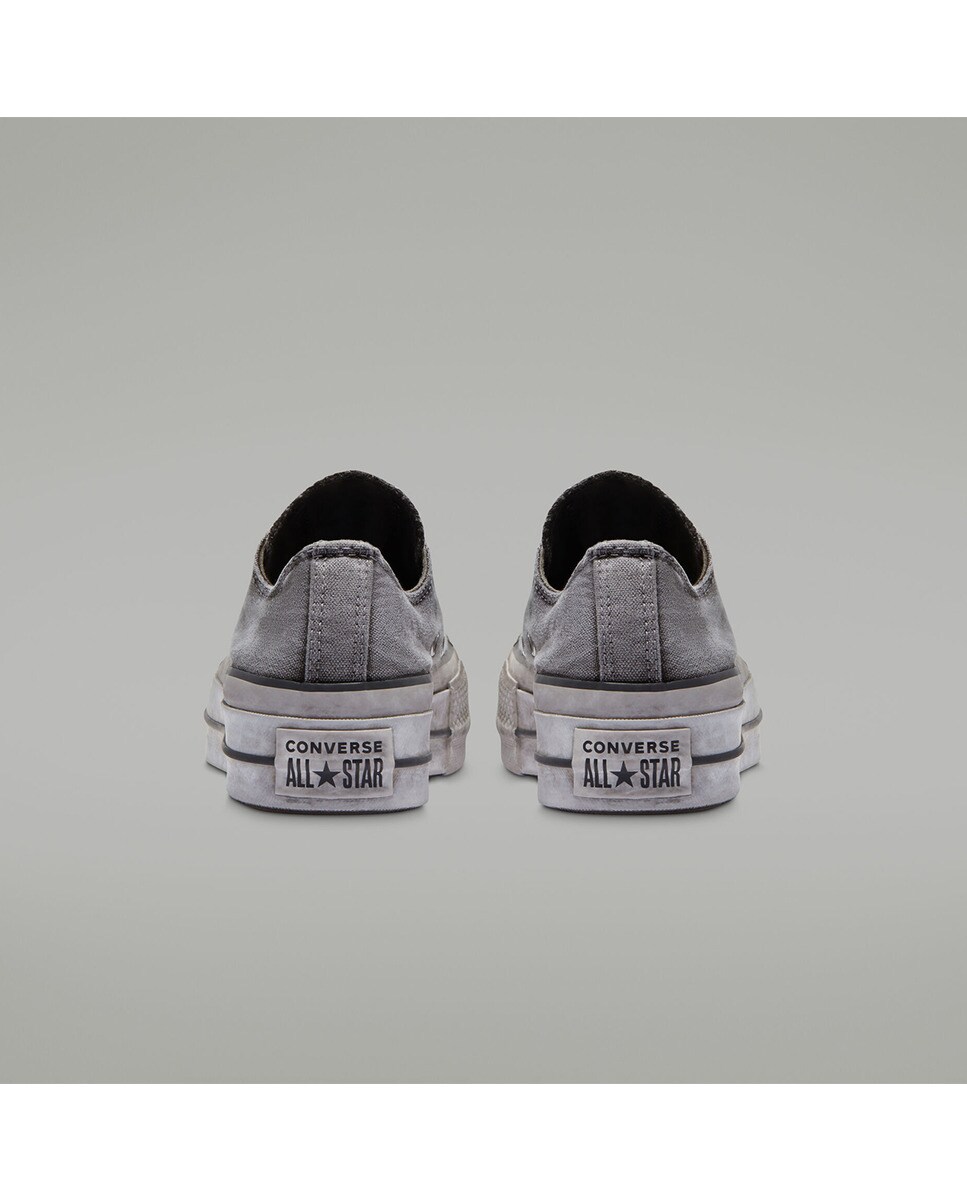 Sapatilhas Casual Baixas de Mulher Chuck Taylor All Star Lift Smoked Cinzento-5