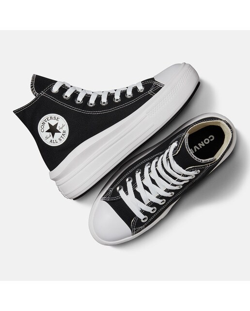 Zapatillas casual de mujer Chuck Taylor Move Carry Over Alta Converse - Negro Negro-2