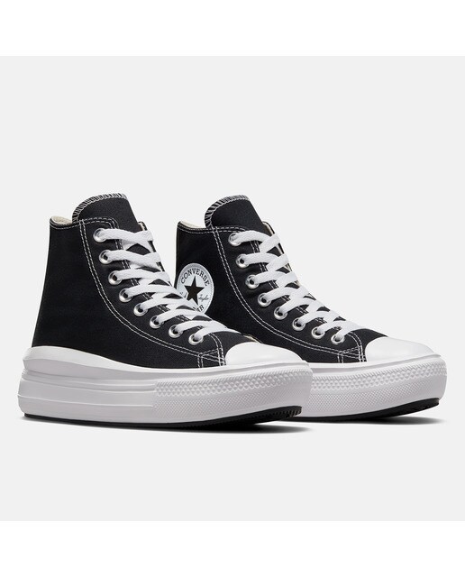 Zapatillas casual de mujer Chuck Taylor Move Carry Over Alta Converse - Negro Negro-3