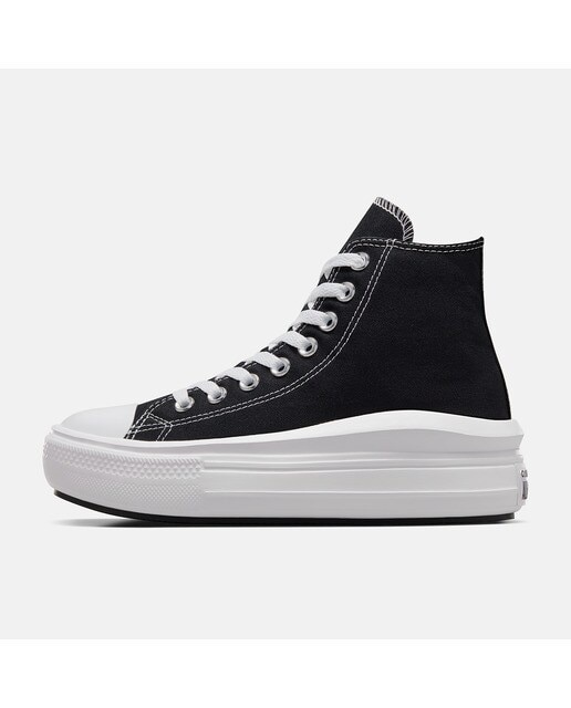 Zapatillas casual de mujer Chuck Taylor Move Carry Over Alta Converse - Negro Negro-4
