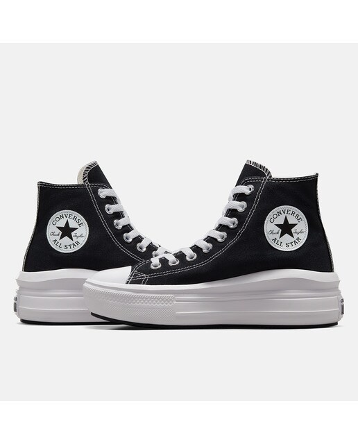 Zapatillas casual de mujer Chuck Taylor Move Carry Over Alta Converse - Negro Negro-5