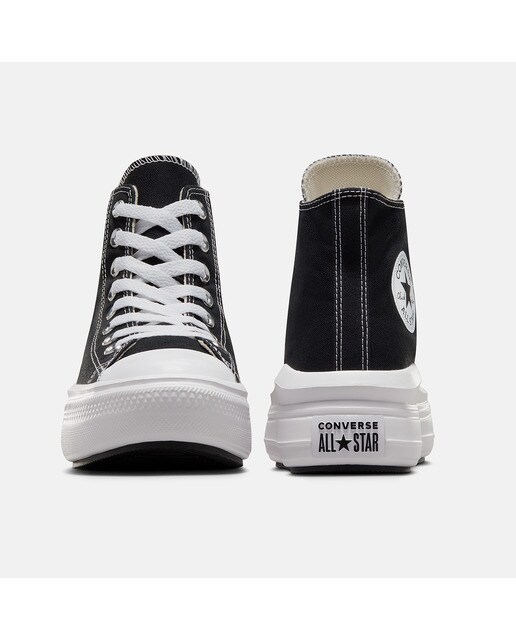 Zapatillas casual de mujer Chuck Taylor Move Carry Over Alta Converse - Negro Negro-6