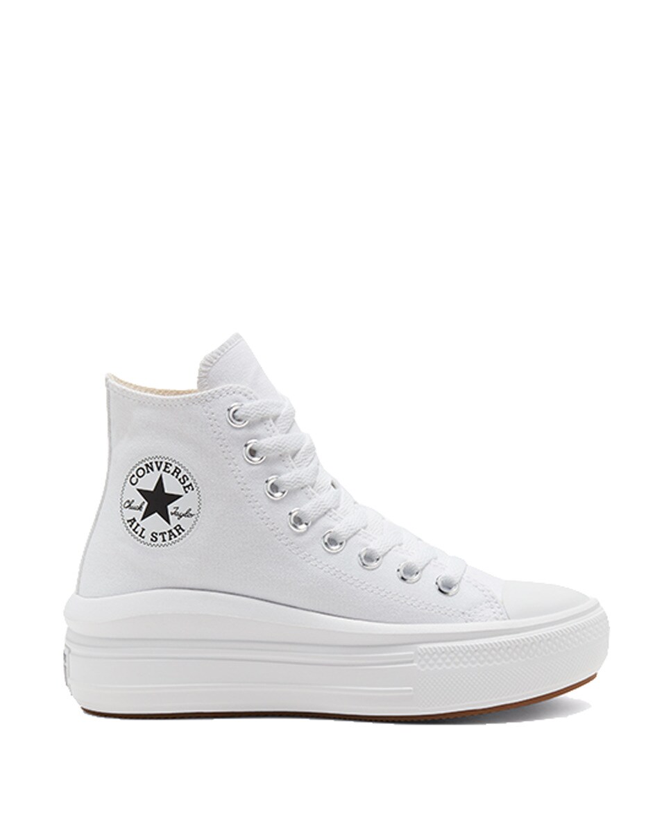 Sapatilhas altas casuais Chuck Taylor Move Carry Over Branco-1