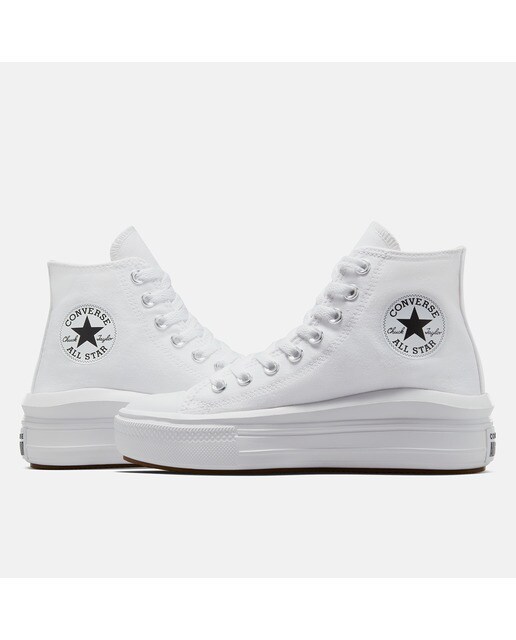 Sapatilhas altas casuais Chuck Taylor Move Carry Over Branco-2