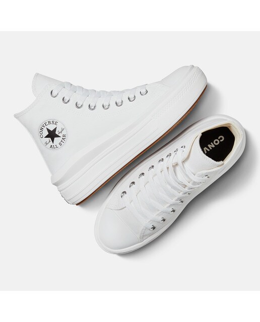 Sapatilhas altas casuais Chuck Taylor Move Carry Over Branco-3
