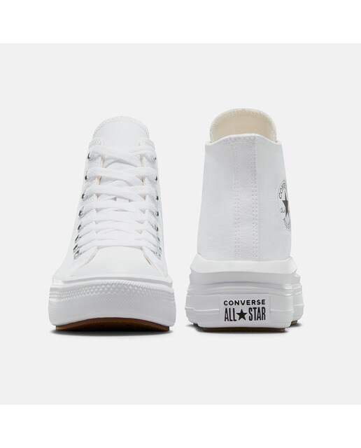 Sapatilhas altas casuais Chuck Taylor Move Carry Over Branco-5
