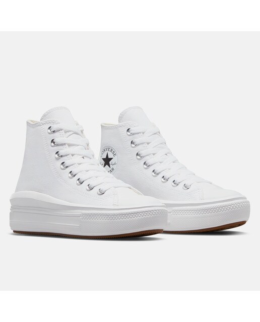 Sapatilhas altas casuais Chuck Taylor Move Carry Over Branco-6