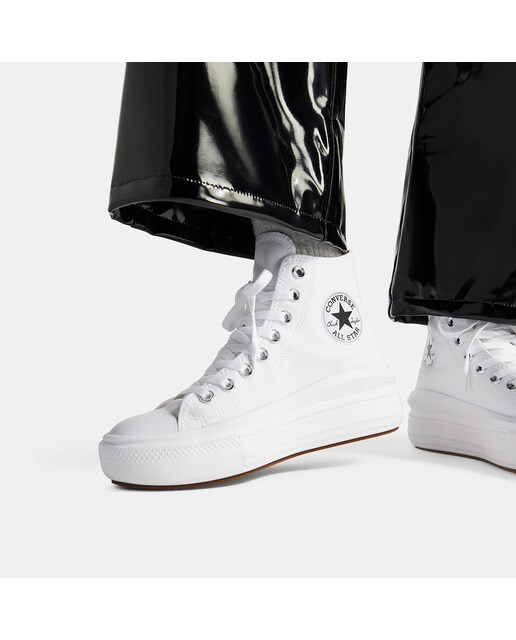 Sapatilhas altas casuais Chuck Taylor Move Carry Over Branco-10