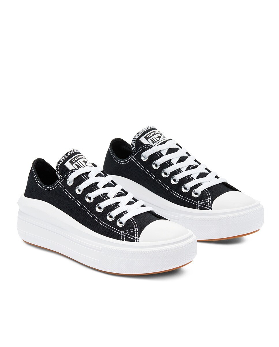 Zapatillas casual de mujer Chuck Taylor Move Carry Over Baja Converse - Negro Negro-3