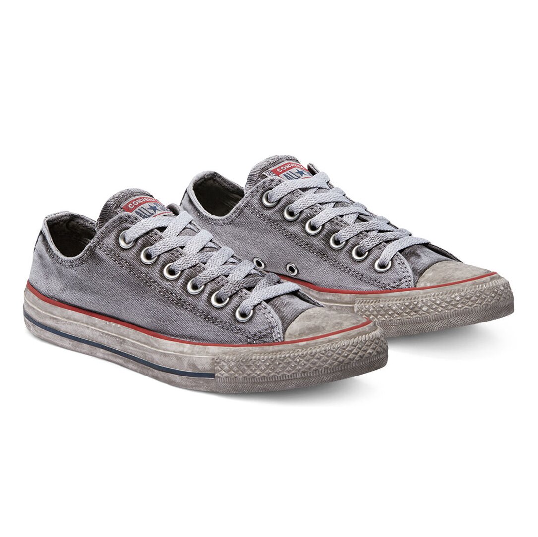 Sapatilhas baixas casual unissexo Chuck Taylor Limited Edition Cinzento-3
