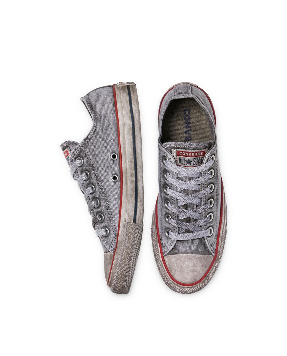 Sapatilhas baixas casual unissexo Chuck Taylor Limited Edition Cinzento-4