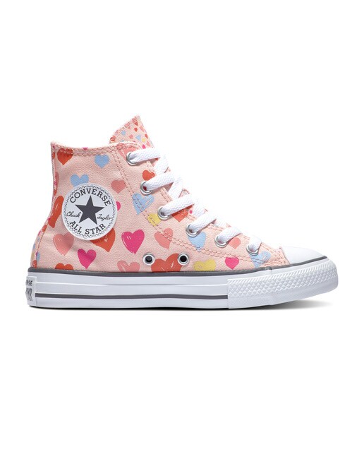 Imagem 0 de Sapatilhas casual altas de criança Chuck Taylor colecção Always on Hearts