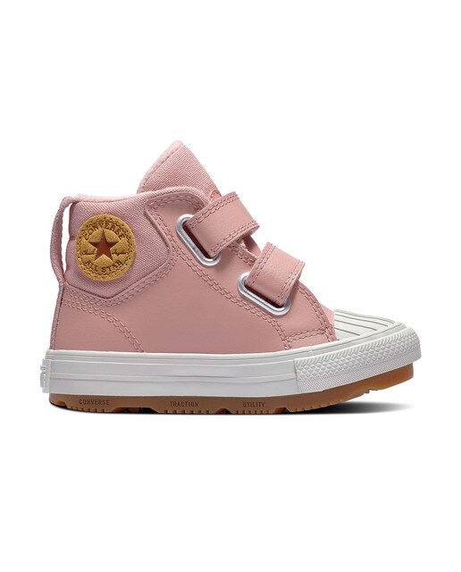 Sapatilhas Casual Altas de Bebé/Criança Chuck Taylor Coleção Seasonal Leather Boots Rosa-1