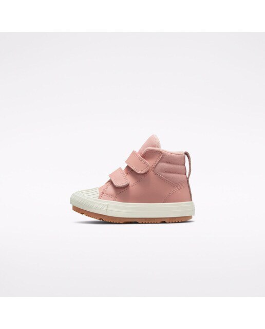 Sapatilhas Casual Altas de Bebé/Criança Chuck Taylor Coleção Seasonal Leather Boots Rosa-4