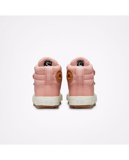 Sapatilhas Casual Altas de Bebé/Criança Chuck Taylor Coleção Seasonal Leather Boots Rosa-5