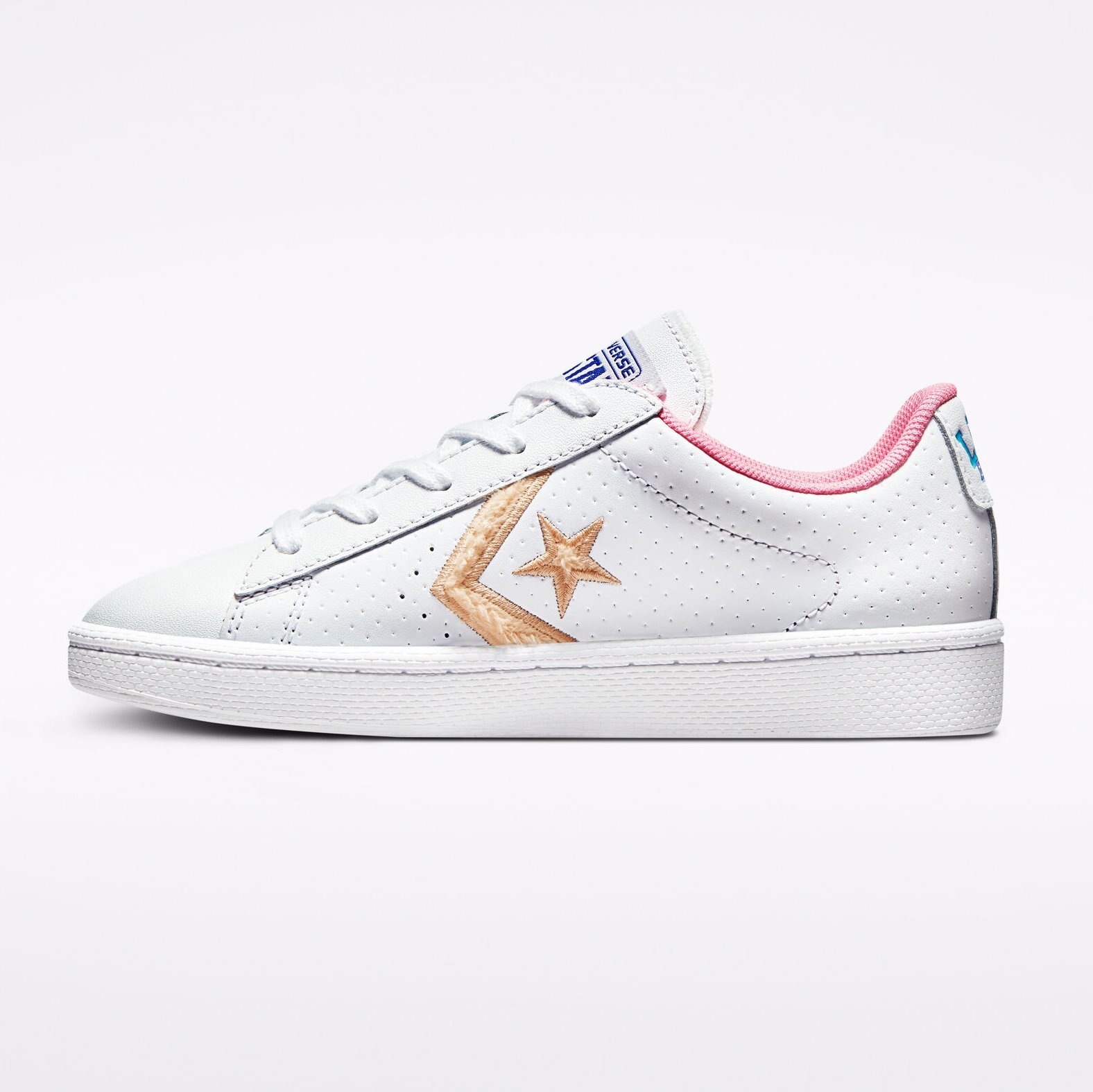 Sapatilhas casual baixas de criança Pro Leather Ox colecção Space Jam Branco-2