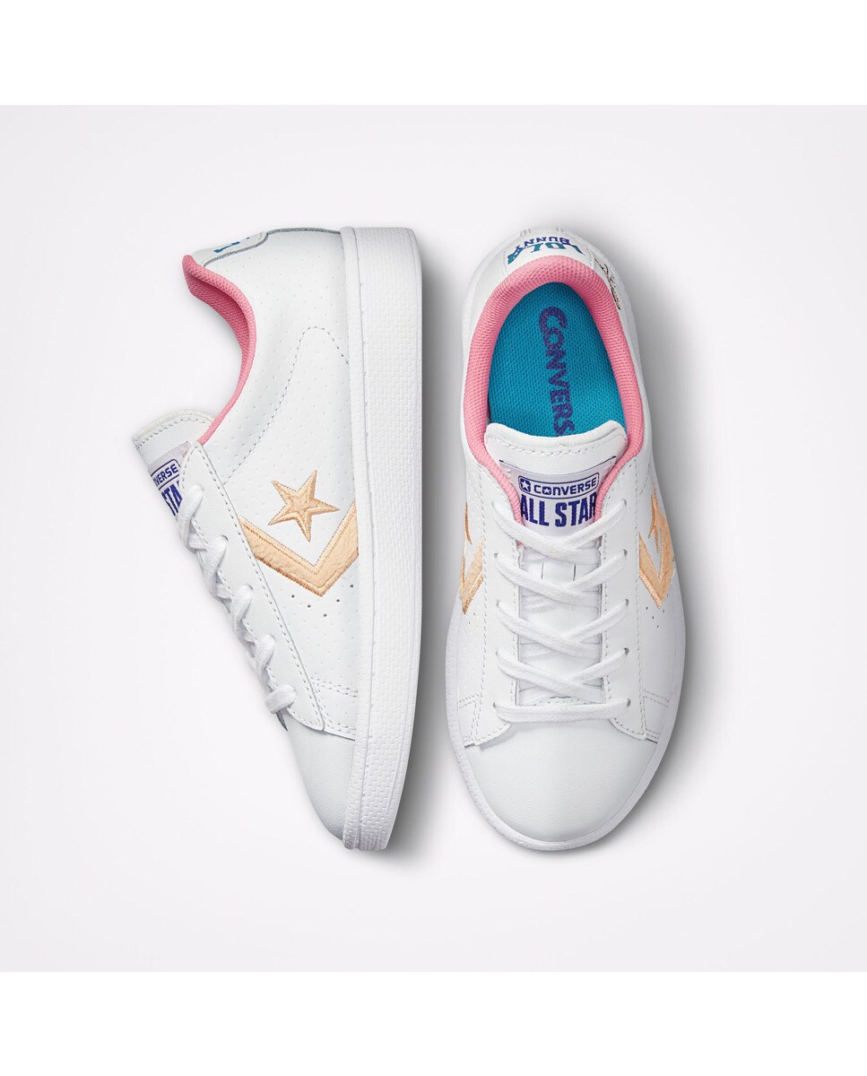 Sapatilhas casual baixas de criança Pro Leather Ox colecção Space Jam Branco-4