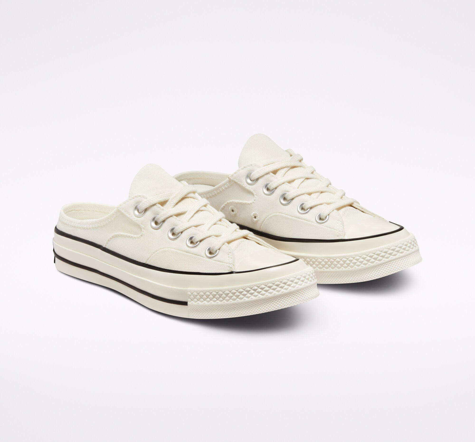 Sapatilhas baixas casual de mulher Chuck 70 Mule Coleção Foundational Converse Branco-2