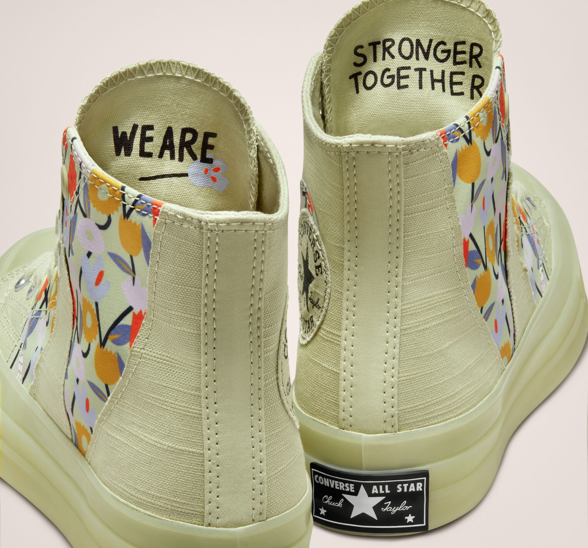 Sapatilhas casual de mulher Chuck 70 alta Converse Verde-5