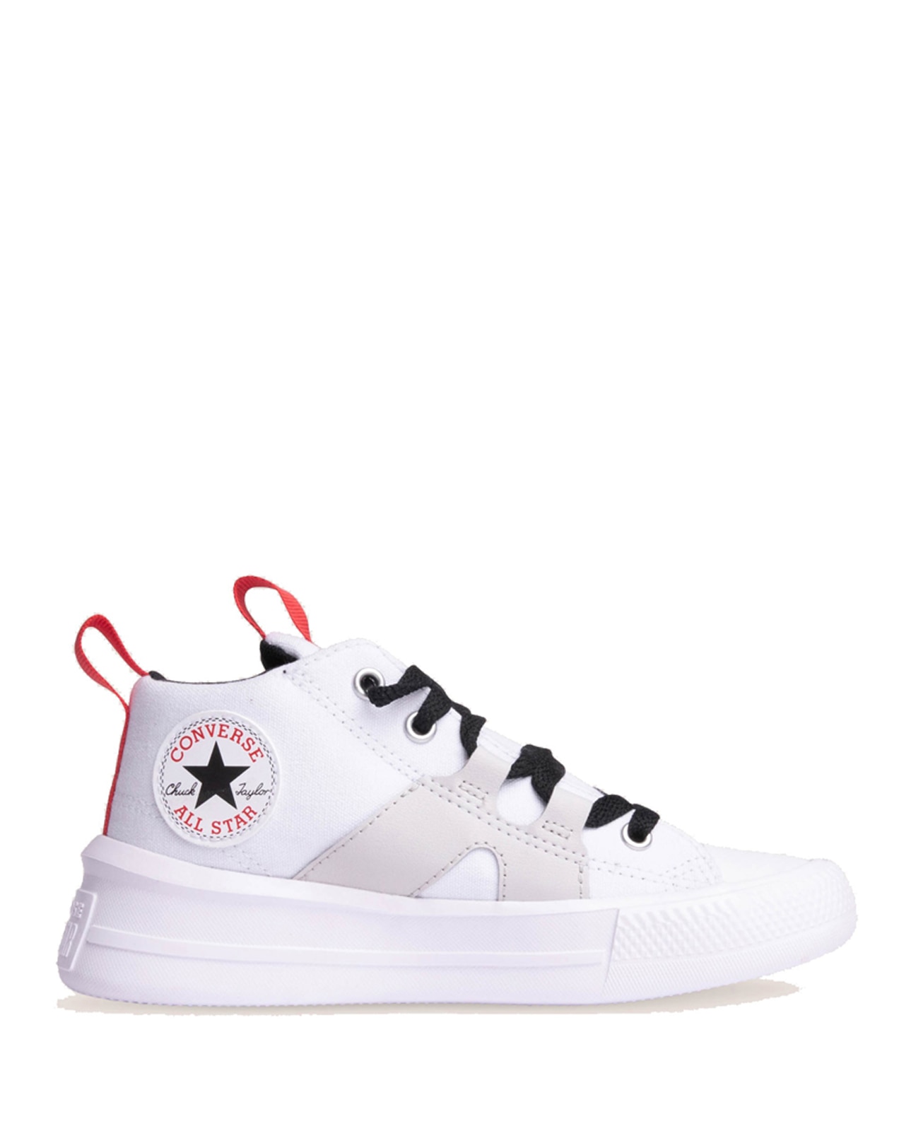 Sapatilhas casual de criança Chuck Taylor All Star Ultra Mid Coleção Color Block Converse Branco-1
