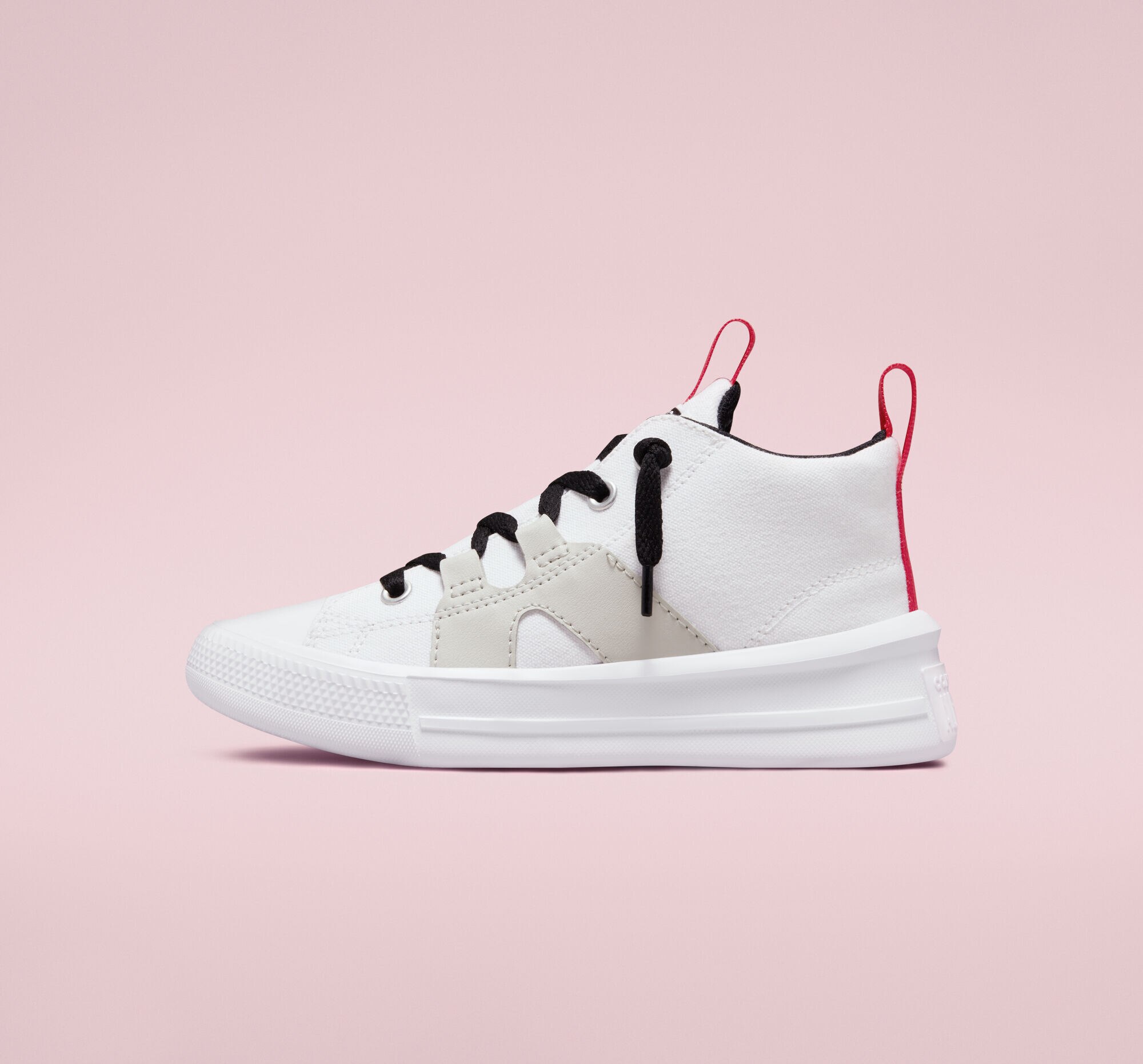 Sapatilhas casual de criança Chuck Taylor All Star Ultra Mid Coleção Color Block Converse Branco-4