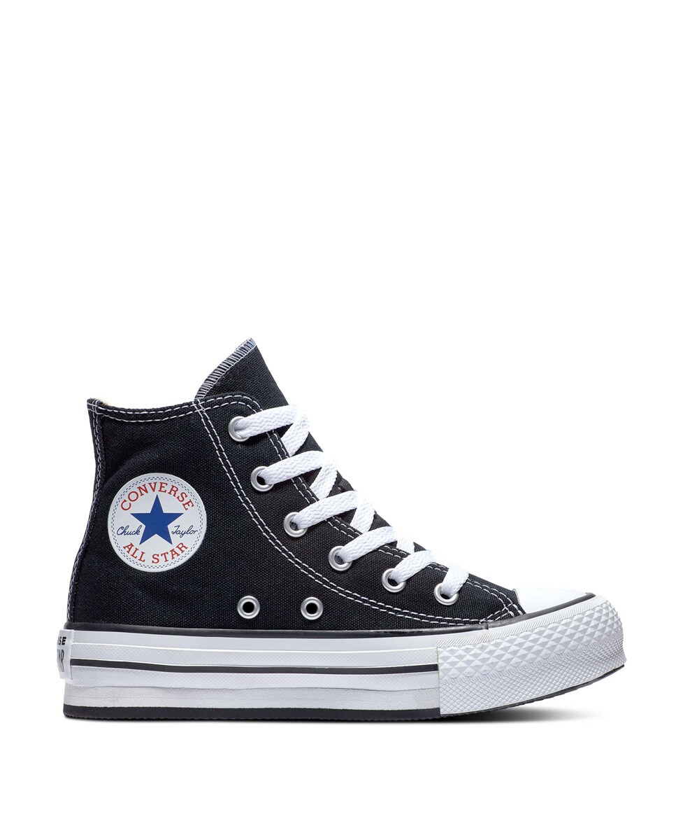 Zapatillas casual de niños Chuck Taylor All Star EVA Lift alta Colección Foundation Converse - Negro Negro-1