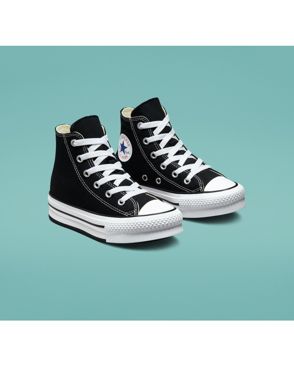 Zapatillas casual de niños Chuck Taylor All Star EVA Lift alta Colección Foundation Converse - Negro Negro-2