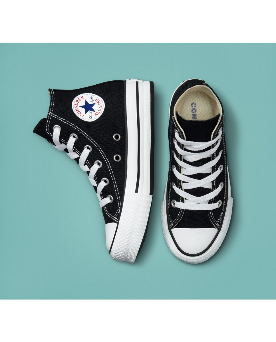 Zapatillas casual de niños Chuck Taylor All Star EVA Lift alta Colección Foundation Converse - Negro Negro-3