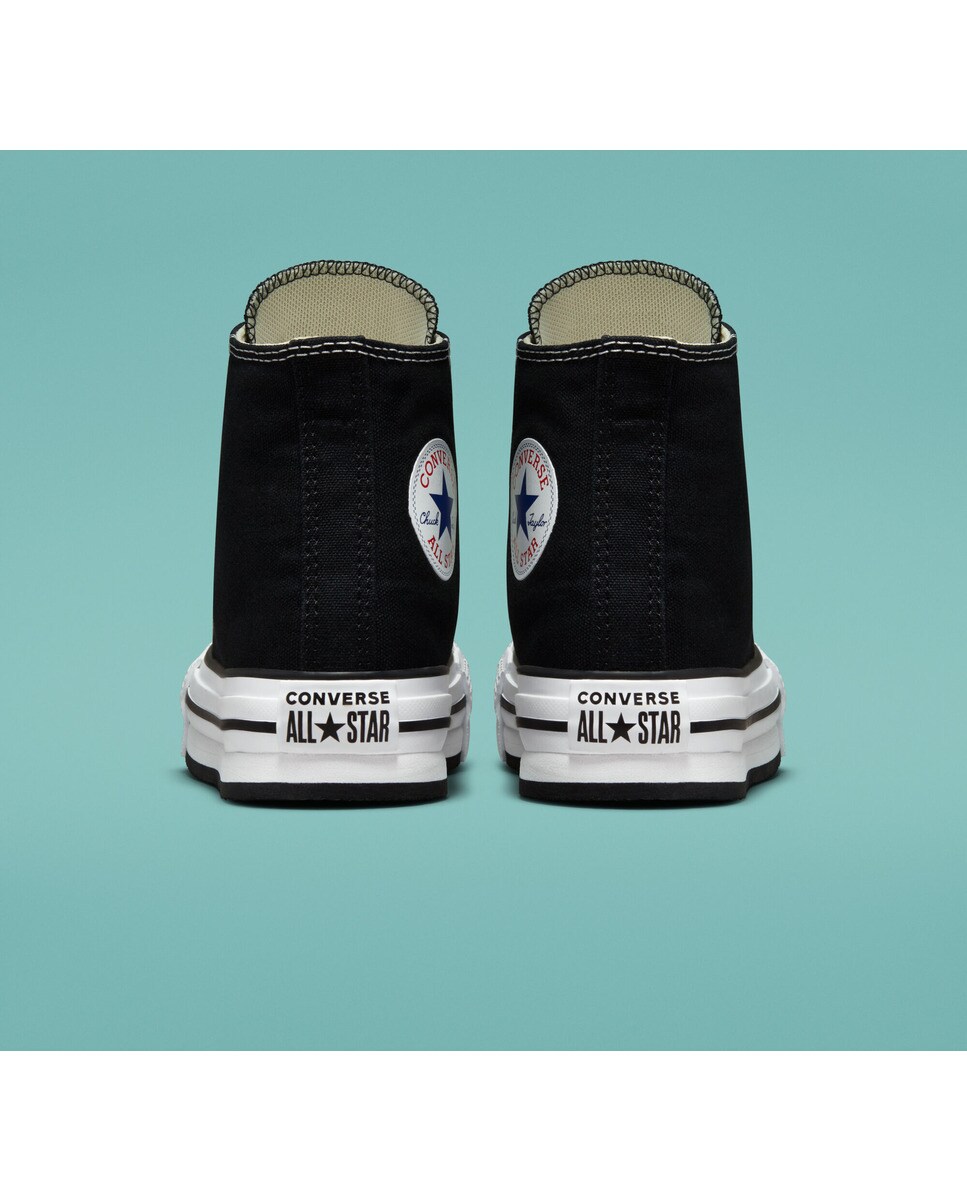 Zapatillas casual de niños Chuck Taylor All Star EVA Lift alta Colección Foundation Converse - Negro Negro-5