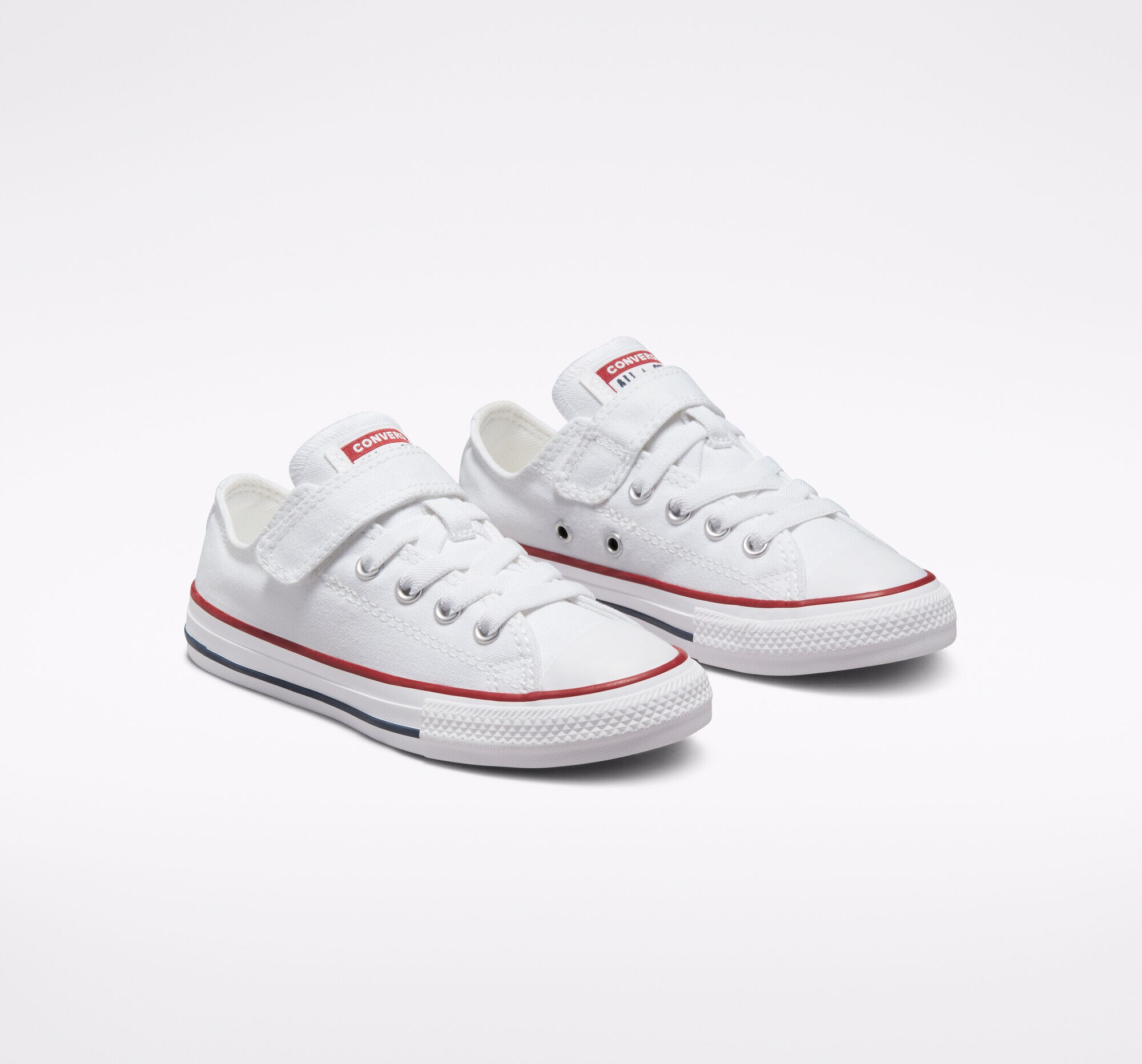 Sapatilhas baixas casual de criança Chuck Taylor All Star 1V Colecção Foundation Converse Branco-2
