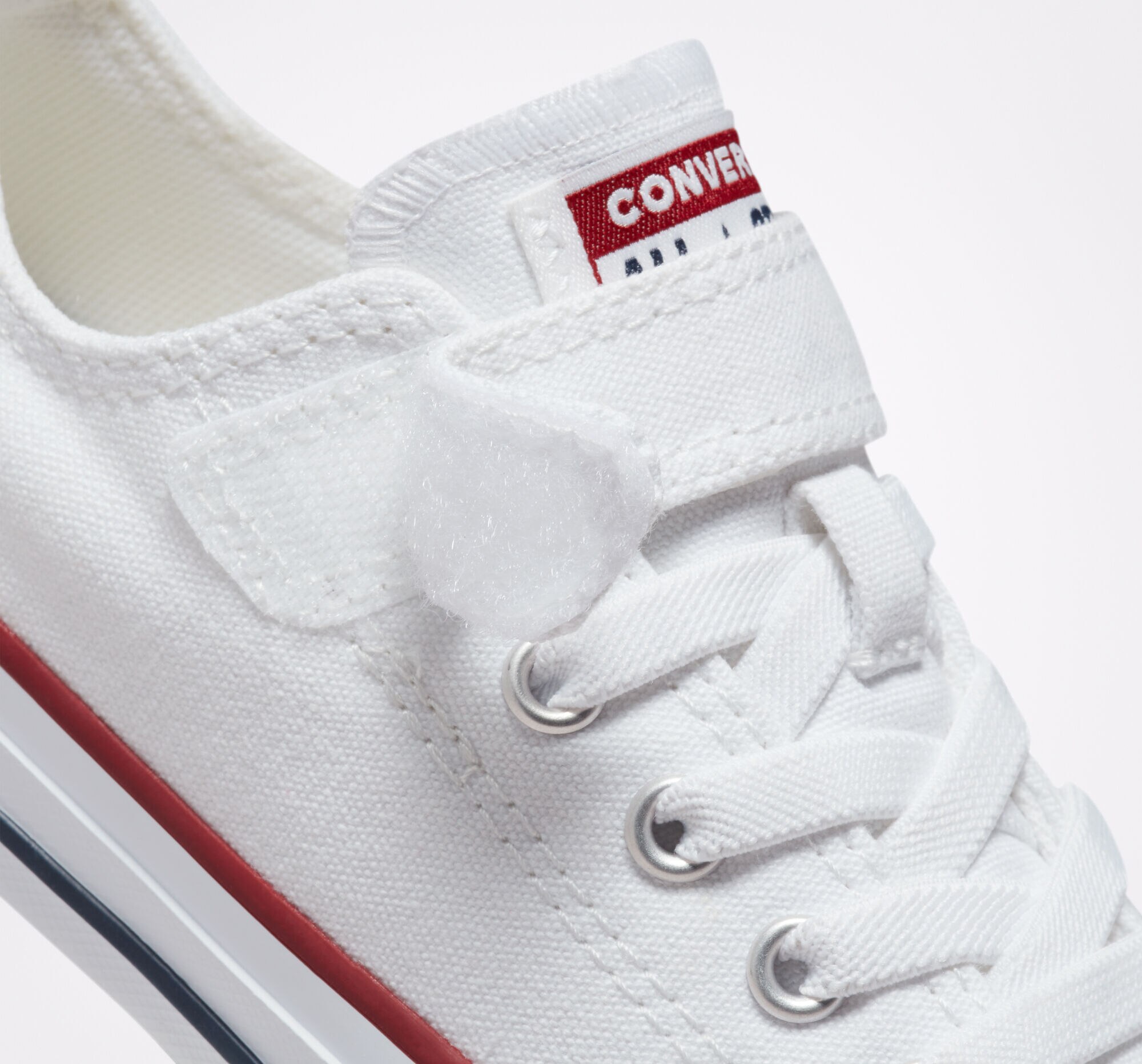 Sapatilhas baixas casual de criança Chuck Taylor All Star 1V Colecção Foundation Converse Branco-6