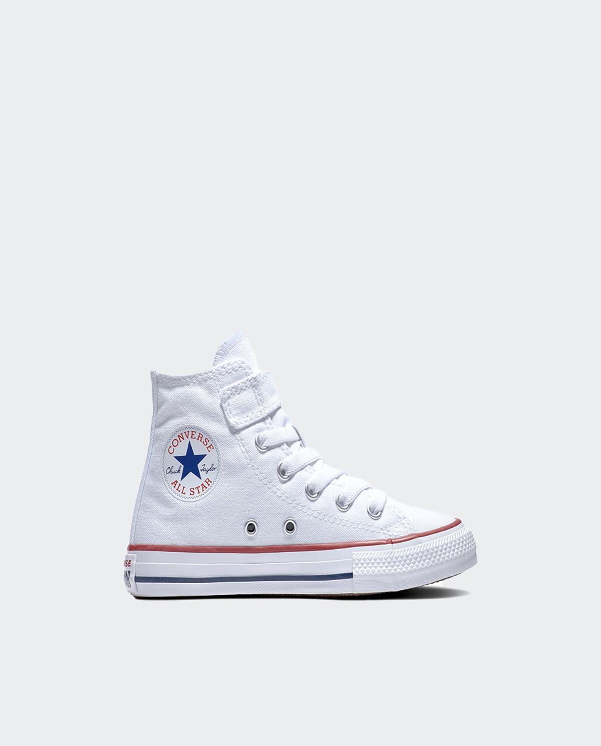 Sapatilhas altas casual de criança Chuck Taylor All Star 1V Colecção Foundation Converse Branco-1