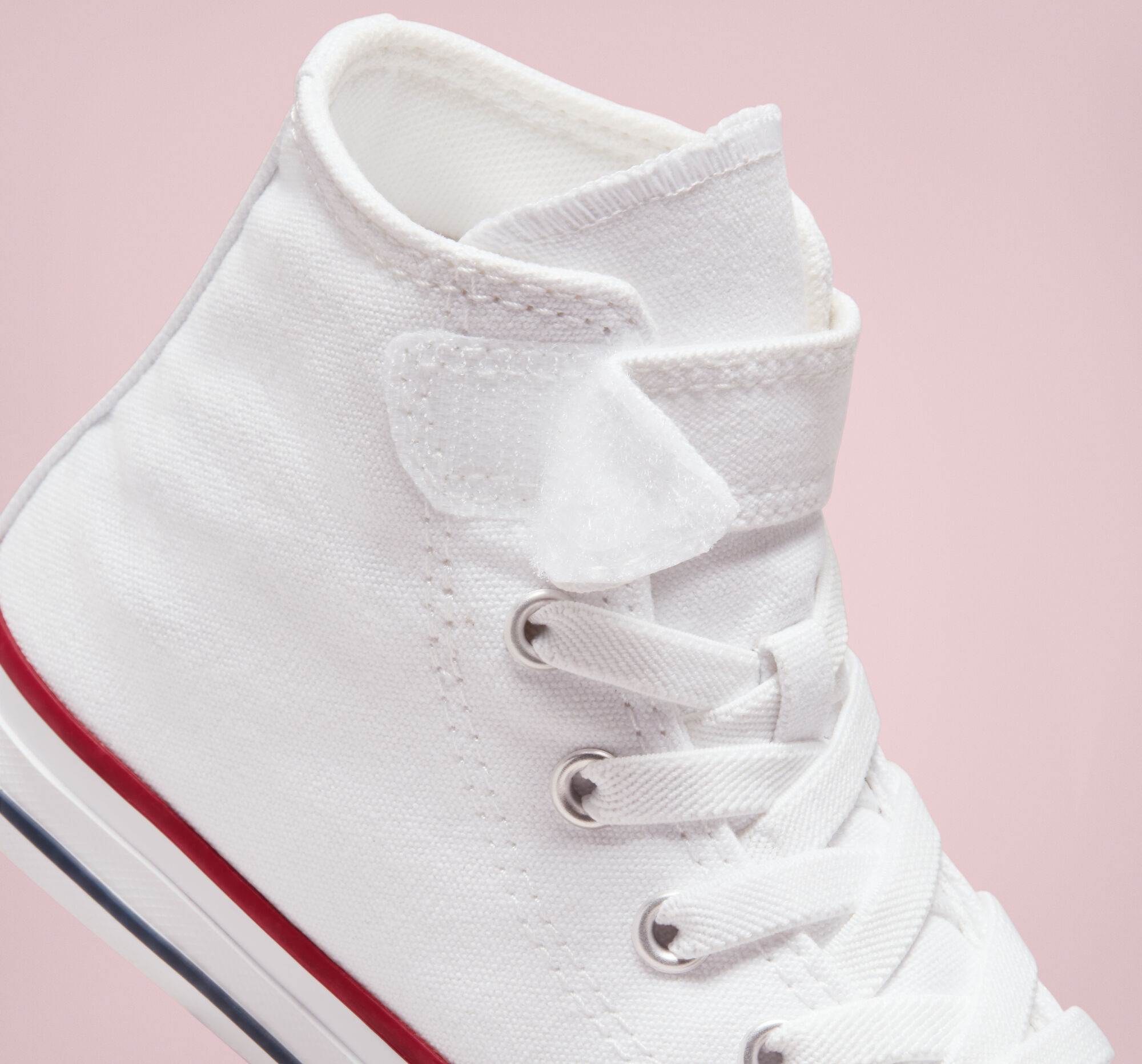 Sapatilhas altas casual de criança Chuck Taylor All Star 1V Colecção Foundation Converse Branco-6