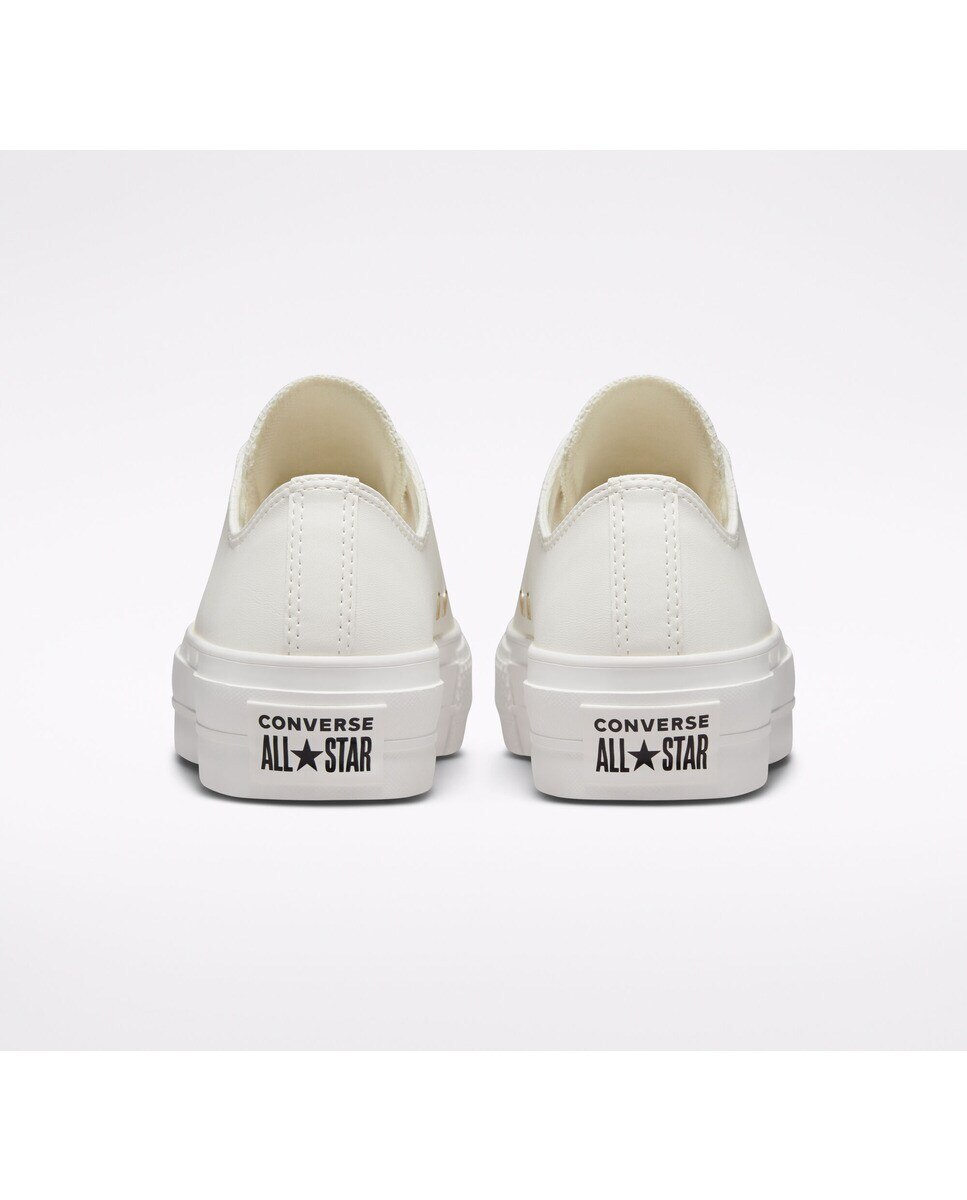 Sapatilhas Casual Baixas de Mulher Chuck Taylor All Star Lift Coleção Mono White Branco-5