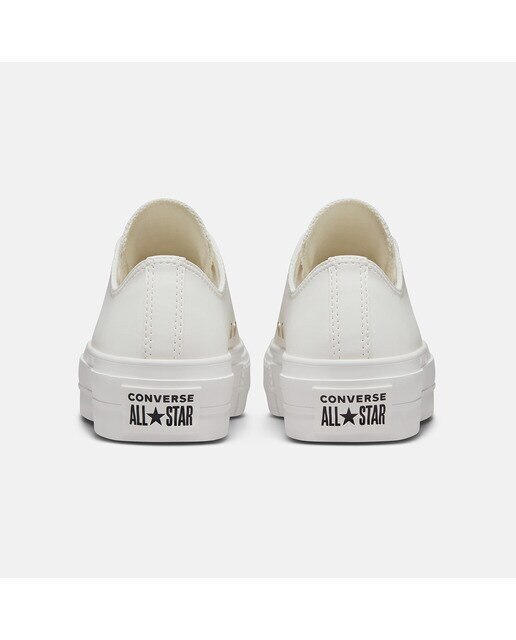 Sapatilhas Casual Baixas de Mulher Chuck Taylor All Star Lift Coleção Mono White Branco-7
