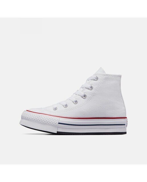 Sapatilhas altas casual de criança Chuck Taylor All Star EVA Lift Colecção Foundation Converse Branco-4