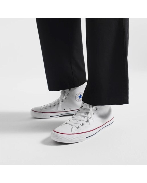 Zapatillas casual unisex Chuck Taylor All Star Alta Piel Converse - Blanco Blanco-10