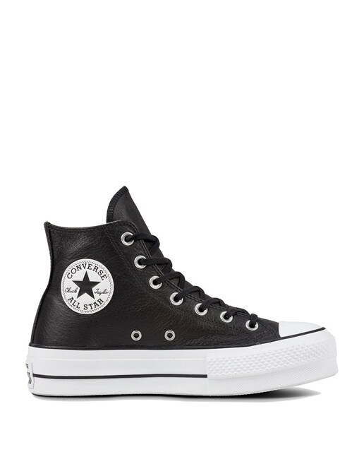 Zapatillas casual de mujer Chuck Taylor All Star Lift Clean Platform Alta Piel Converse