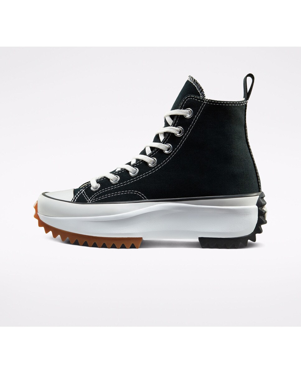 Zapatillas casual Unisex de lona con plataforma Run Star Hike alta Converse - Negro Negro-4