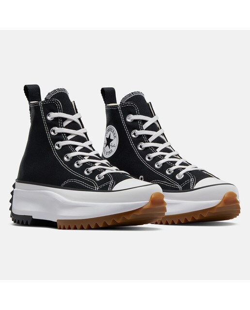 Zapatillas casual Unisex de lona con plataforma Run Star Hike alta Converse - Negro Negro-5