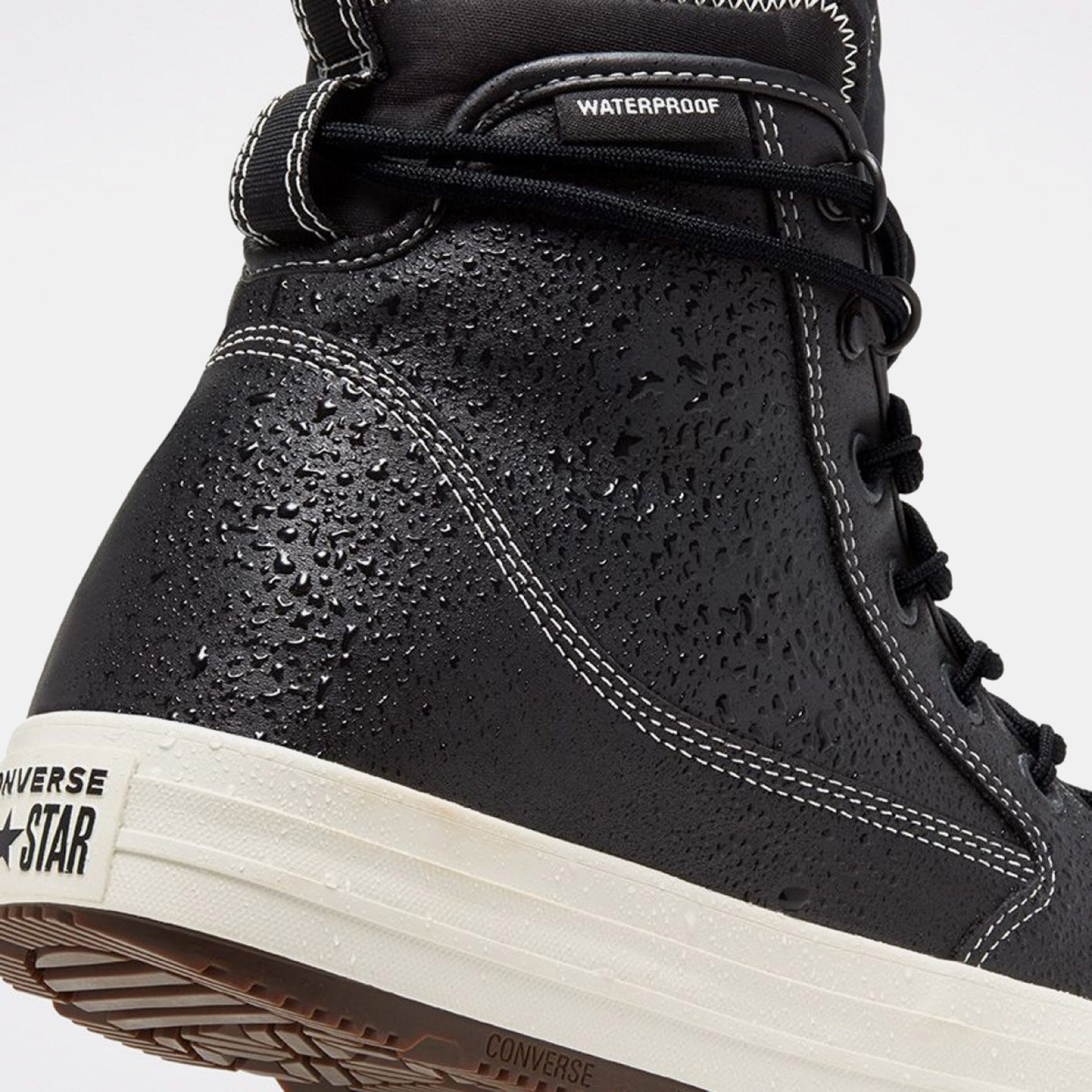 Sapatilhas Casual Altas Unissexo Chuck Taylor All Star Coleção Terrain Utility em Pele Preto-5