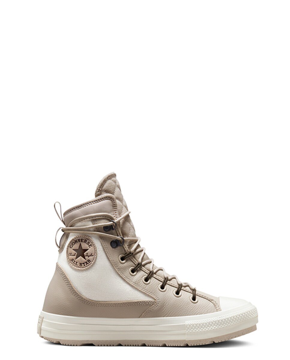 Sapatilhas Casual Altas Unissexo Chuck Taylor All Star Coleção All Terrain em Pele Bege-1